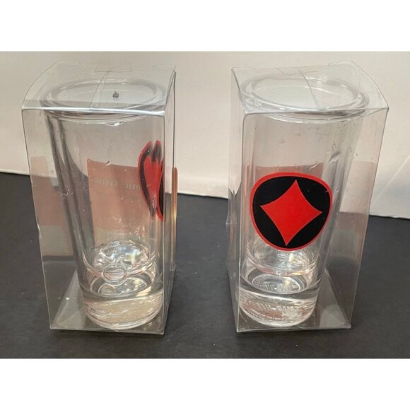 Game Time Freezable Shot Glass poker party drinking favor heart diamond - Picture 3 of 6